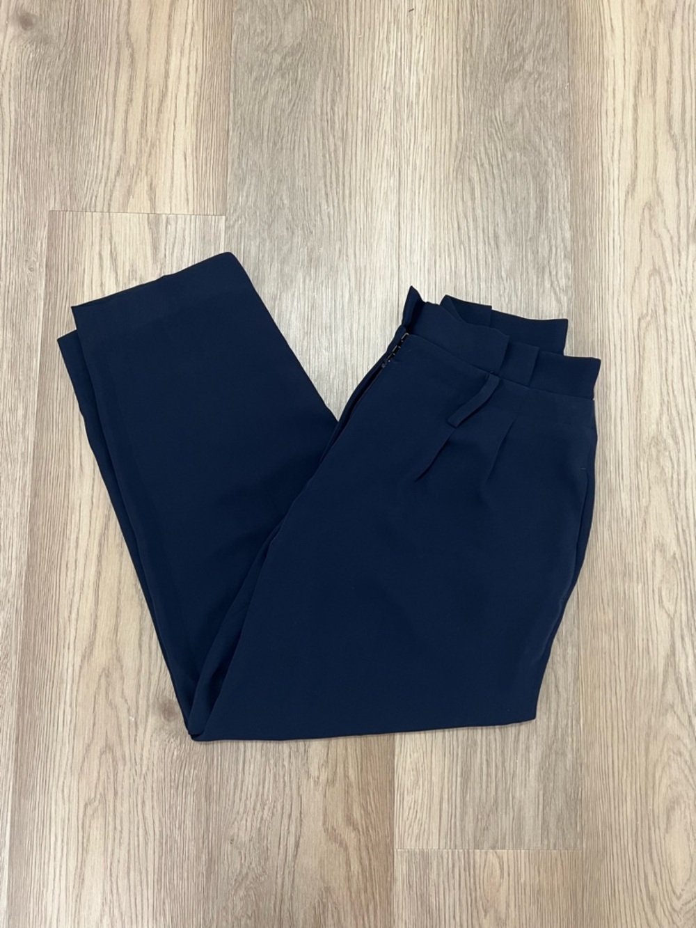 Boden Navy Paperbag Waist Dress Pants Women’s Size 6P ‼️no waist tie!